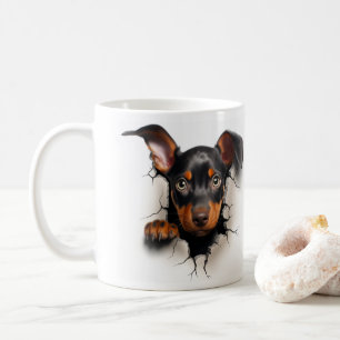 Doberman coffee mug