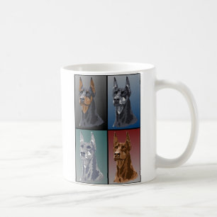 Doberman Colours Coffee Mug