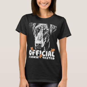 Doberman Cookie Tester Christmas T-Shirt