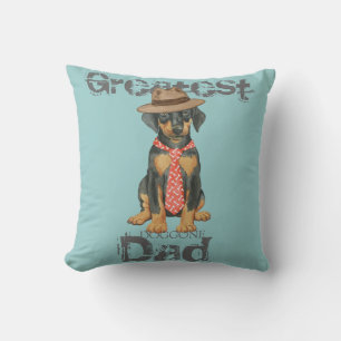 Doberman Dad Cushion
