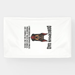Doberman Dad Vintage Engraving Dog Lover Shirt Des Banner