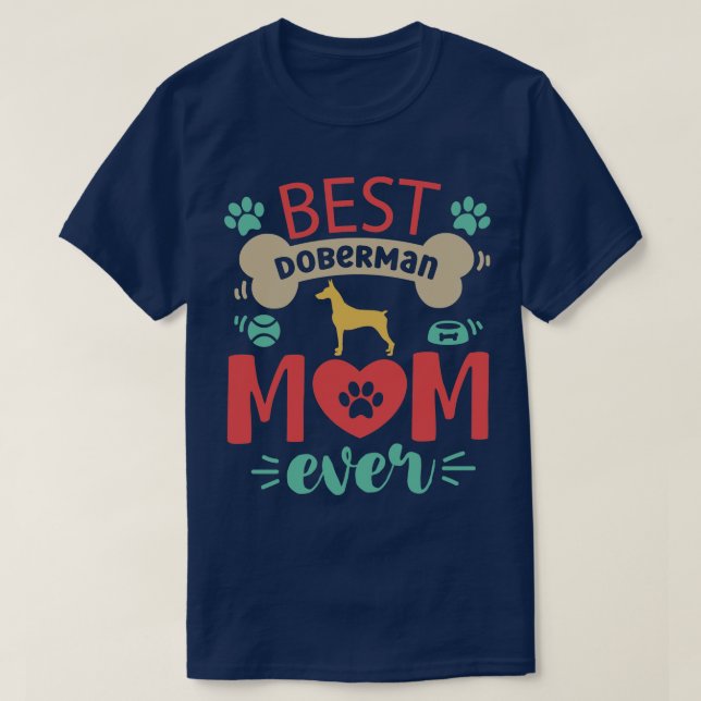 Doberman Dog 1 T-Shirt (Design Front)