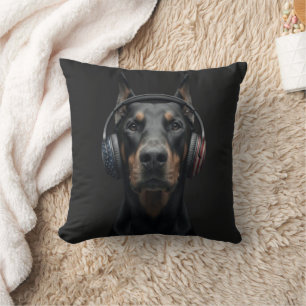 Doberman Dog Cushion
