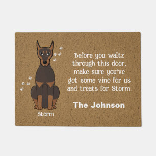 Doberman Dog Door Mat