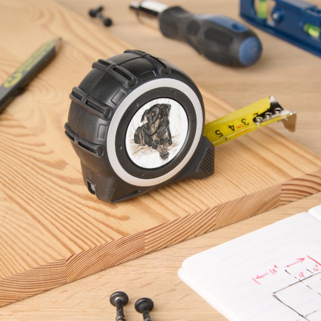 Doberman Dog Natural Ears 1 (Woodwork)