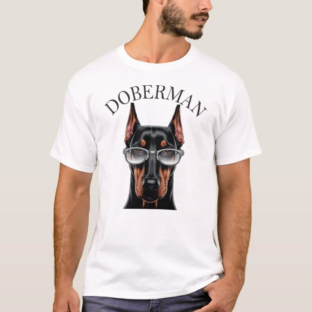 Doberman Dog T-Shirt (Front)