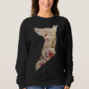 Doberman Flower Design For Doberman Pincher Owners Sweatshirt