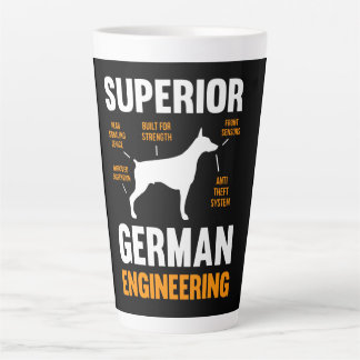Doberman Gift | Superior German Engineering Latte Mug