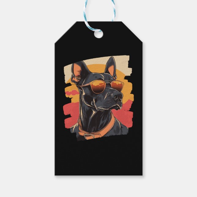 Doberman Gift Tags (Front)