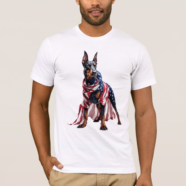 Doberman Guard Nation T-Shirt (Front)