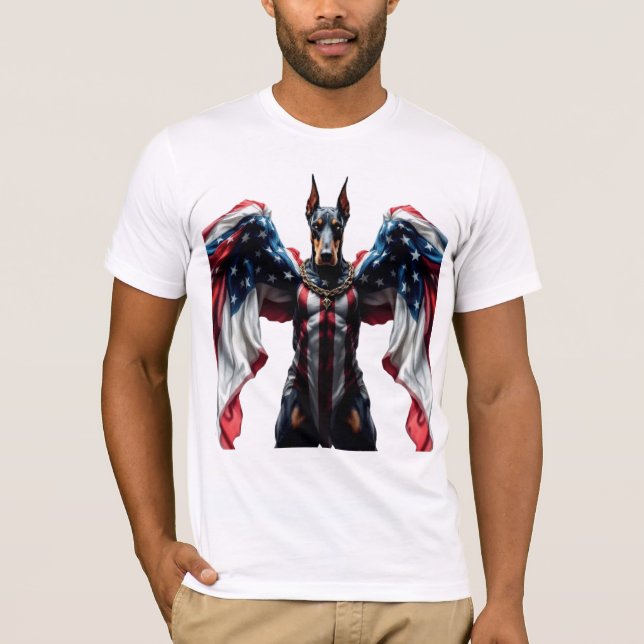 Doberman Guard Nation T-Shirt (Front)