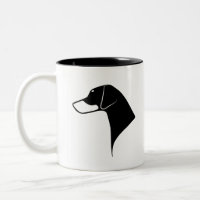 Doberman Head Natural Ears
