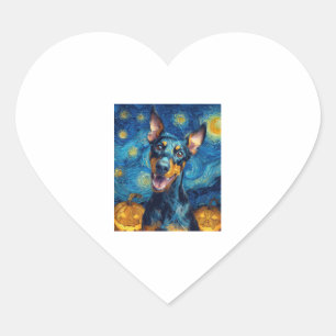 doberman heart sticker