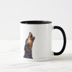 Doberman howling mug