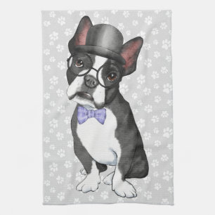 Doberman Illustration  Kitchen Towel
