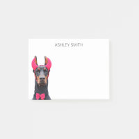 Doberman in Devil Costume