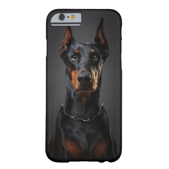 Doberman iPhone 6/6s, Barely There Case-Mate iPhone Case (Back)