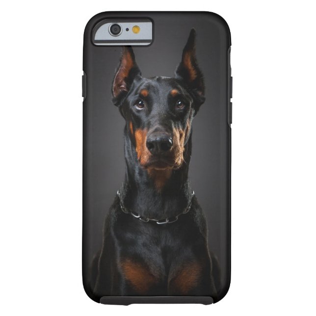 Doberman iPhone 6/6s, Tough Case-Mate iPhone Case (Back)