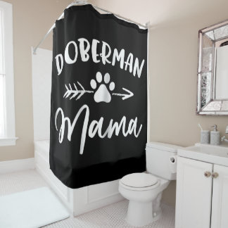 Doberman Mama | Cute Doberman Lovers Gift Shower Curtain