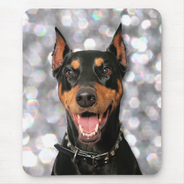 Doberman - Megyan Mouse Mat (Front)