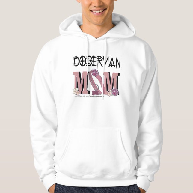Doberman MOM Hoodie (Front)