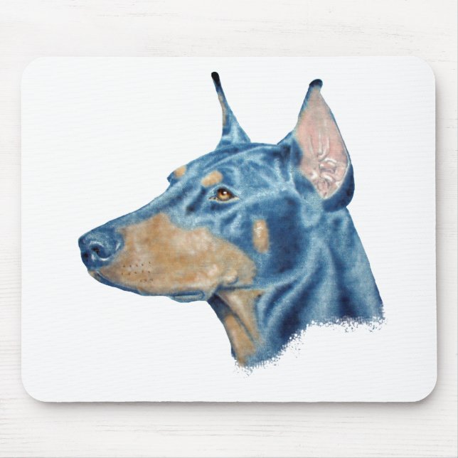 Doberman Mouse Mat (Front)
