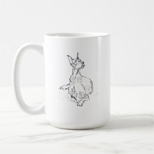 Doberman Mug – Minimalist Dog Coffee Mug