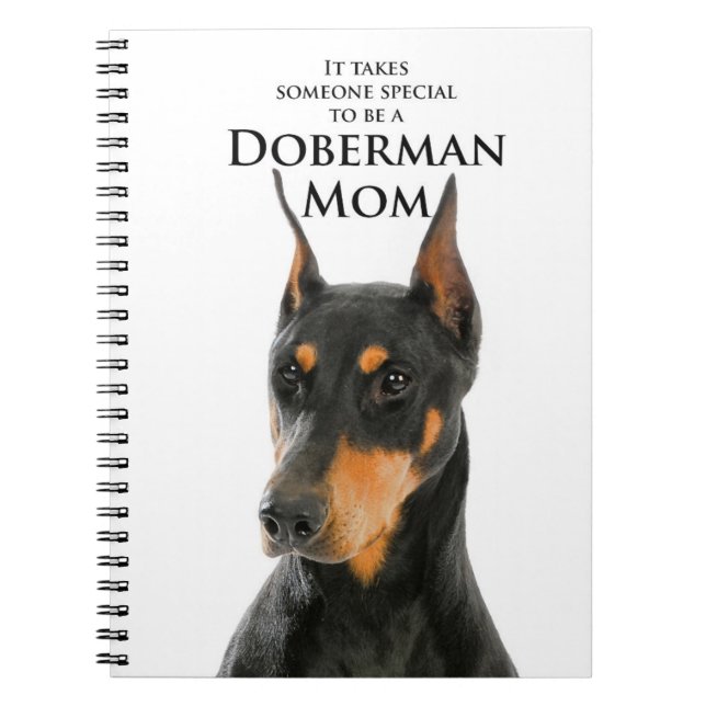 Doberman Mum Notebook (Front)