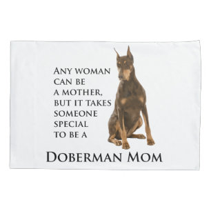 Doberman Mum Pillow Case