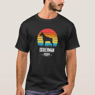 Doberman Mum Retro Vintage Premium T-Shirt