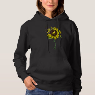 Doberman Mum Sunflower Doberman Pinscher Dog Mothe Hoodie