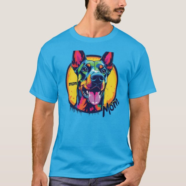 Doberman Mum T-Shirt (Front)