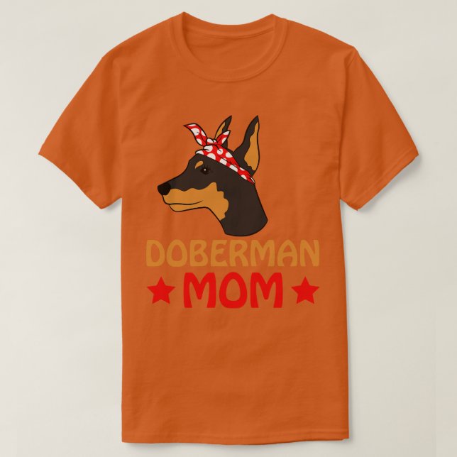 Doberman Mum  T-Shirt (Design Front)