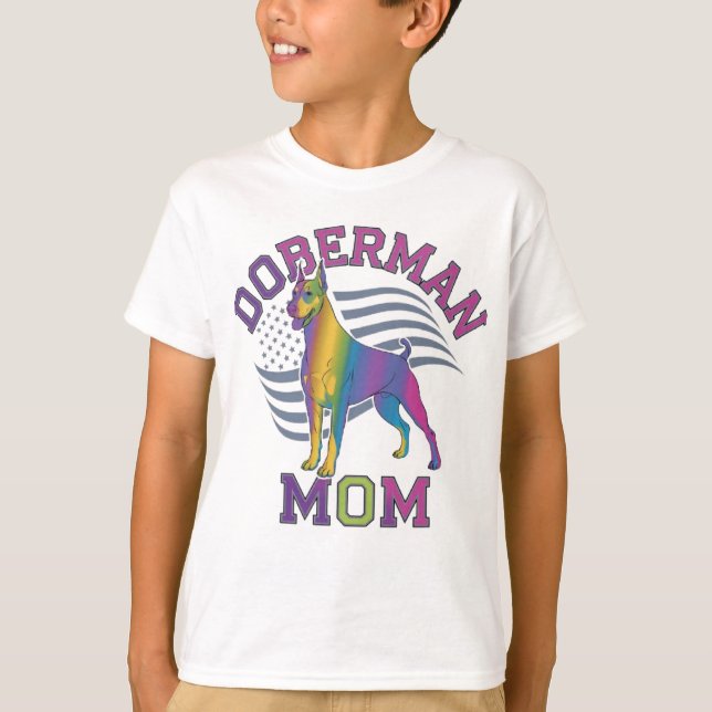Doberman Mum T-Shirt (Front)