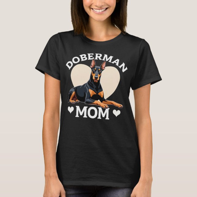 Doberman Mum T-Shirt (Front)
