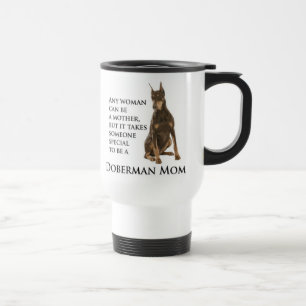 Doberman Mum Travel Mug