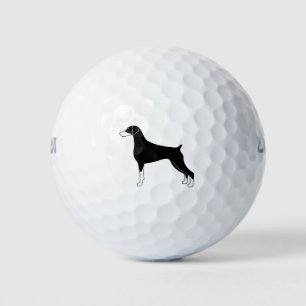 Doberman Natural Ear Stack Golf Balls