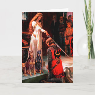 Doberman Pair - The Accolade Card