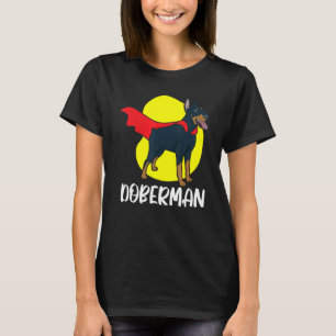 Doberman Paw Love Pup Puppy   Dobie Dog Owner T-Shirt