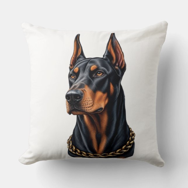 Doberman Pilllow Cushion (Front)