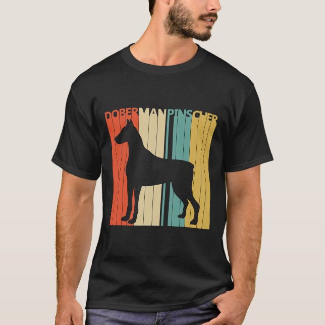 Doberman Pinscher Adorable Fluffy T-Shirt (Front)