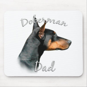 Doberman Pinscher (blk) Dad 2 Mouse Mat