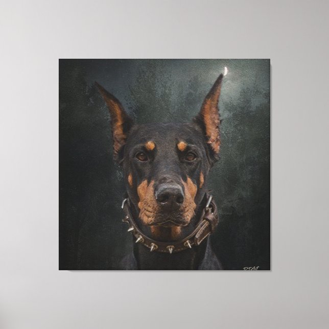 Doberman Pinscher    Canvas Print (Front)