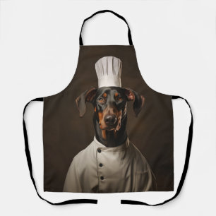 Doberman Pinscher Chef Cooking Apron