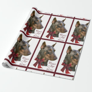 Doberman Pinscher Christmas Wrapping Paper