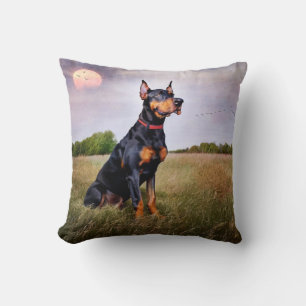 Doberman Pinscher Cushion