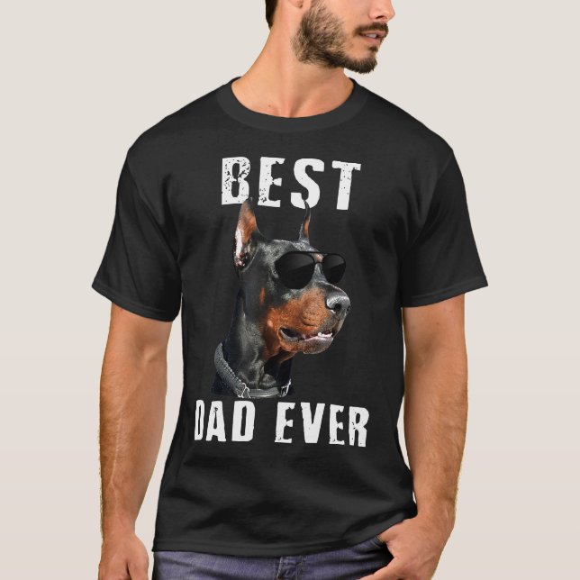 Doberman Pinscher Dad T-Shirt (Front)