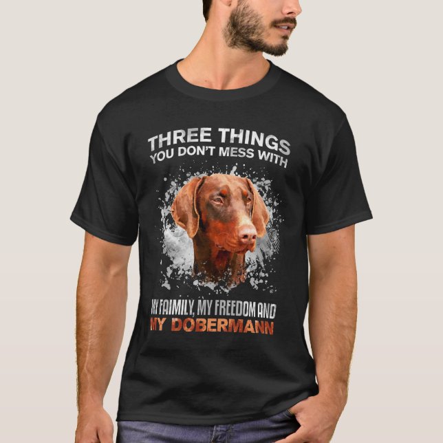 Doberman Pinscher - Dobermann T-Shirt (Front)