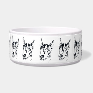 Doberman Pinscher Dog Bowl