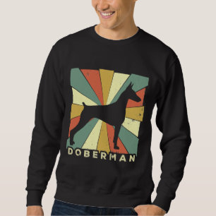 Doberman Pinscher Dog Lover Retro Vintage Sweatshirt